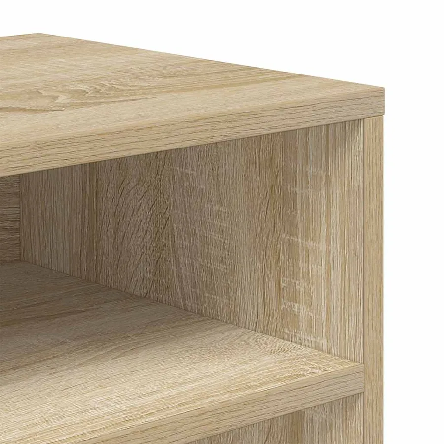 Bibliothèque chêne sonoma 66x31x80 cm bois d'ingénierie - 7