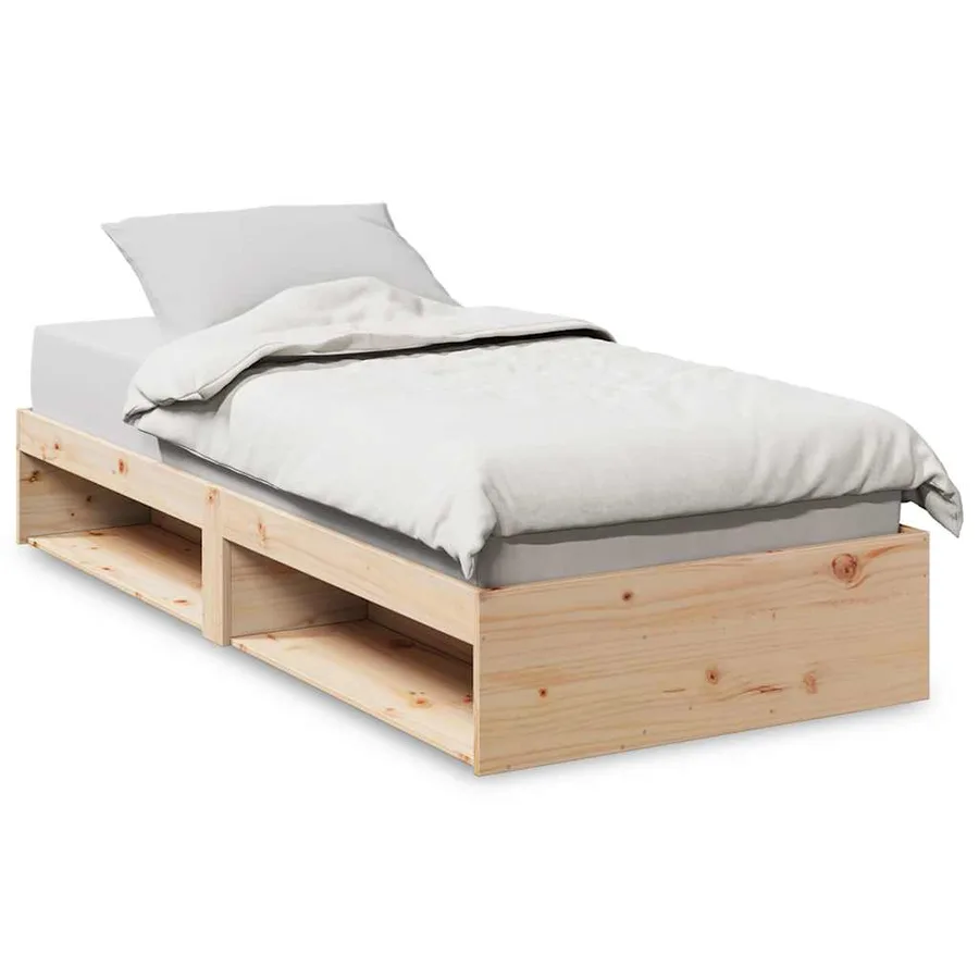 Lit de jour sans matelas 90x200 cm bois de pin massif - 2