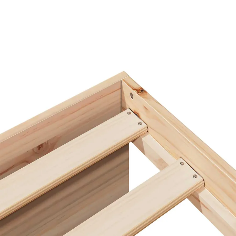 Lit de jour sans matelas 90x200 cm bois de pin massif - 9