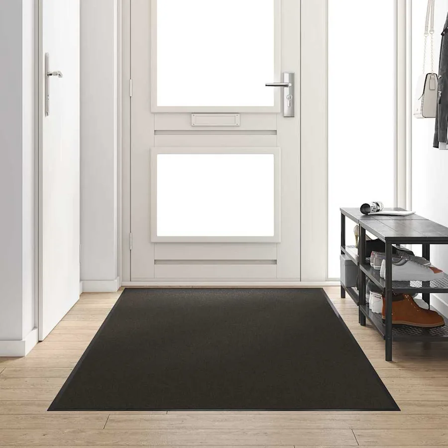 Tapis d'entrée Autre Noir 120 x 300 cm Polyamide et PVC