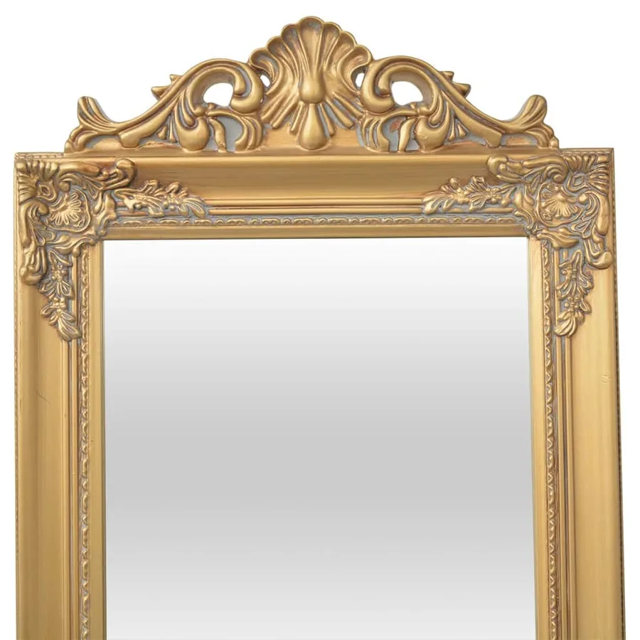 Miroir sur pied Style baroque 160x40 cm Doré - 2