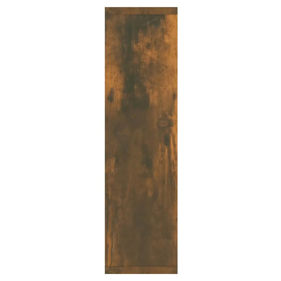 Armoire à miroir avec LED Chêne fumé 76x15x55 cm - 8