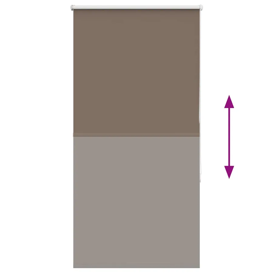 Store enrouleur occultant café 65x175cm largeur du tissu 60,7cm - 5
