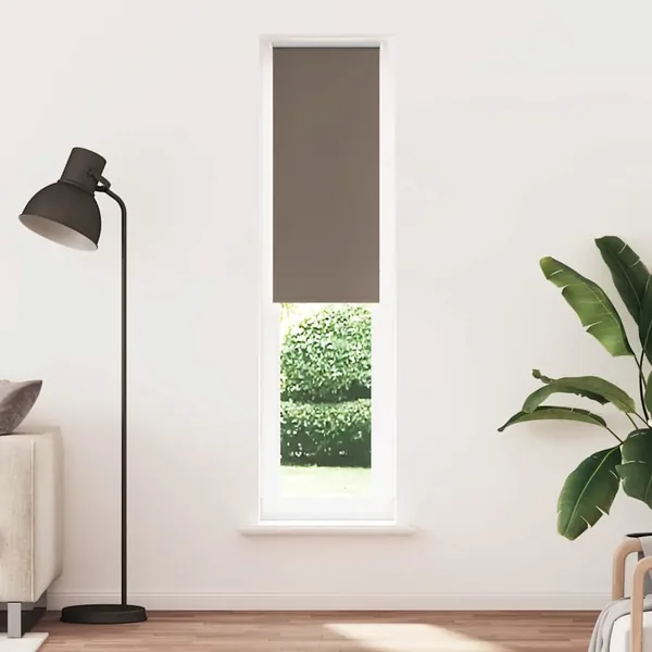 Store enrouleur occultant café 55x210cm largeur du tissu 50,7cm