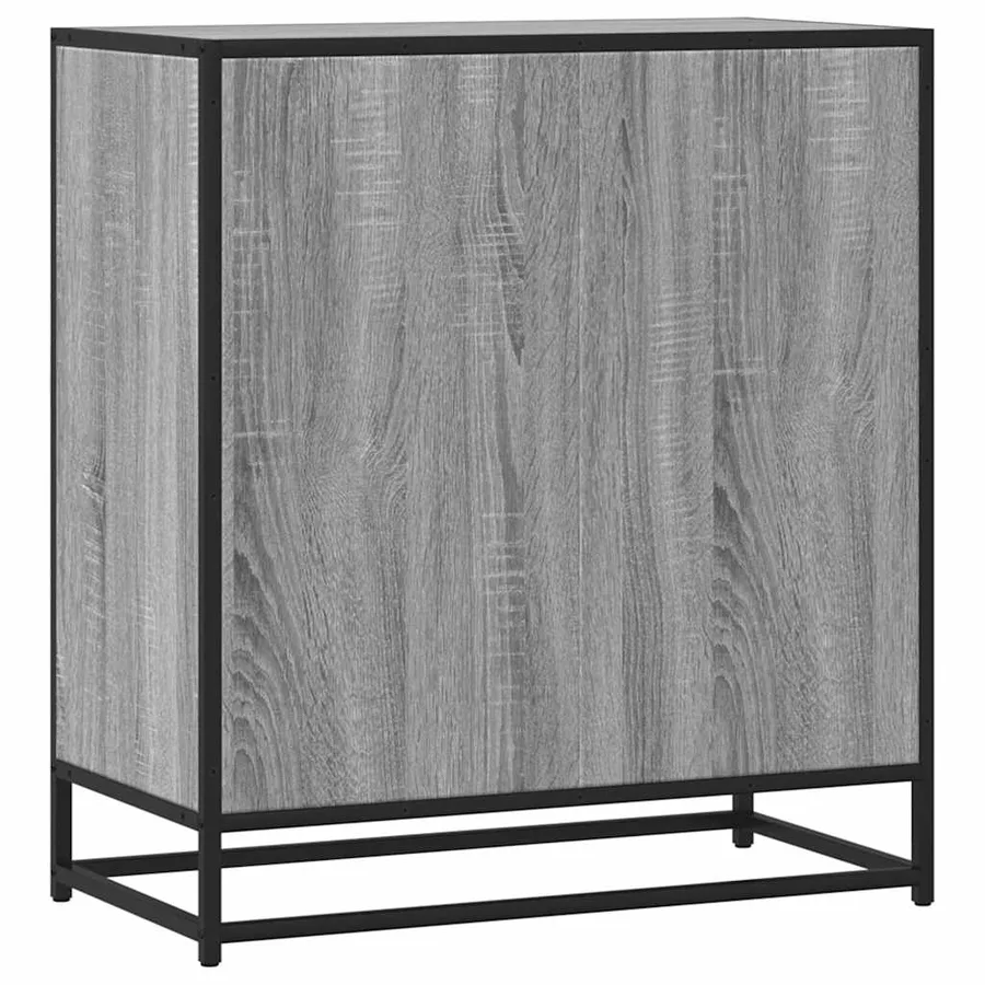 Buffet sonoma gris 68x35x76 cm bois d'ingénierie - 6