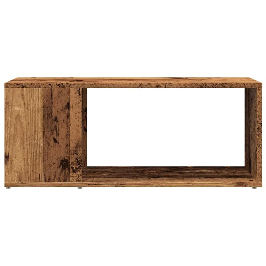 Meuble TV vieux bois 80x24x32cm bois d'ingénierie - 5