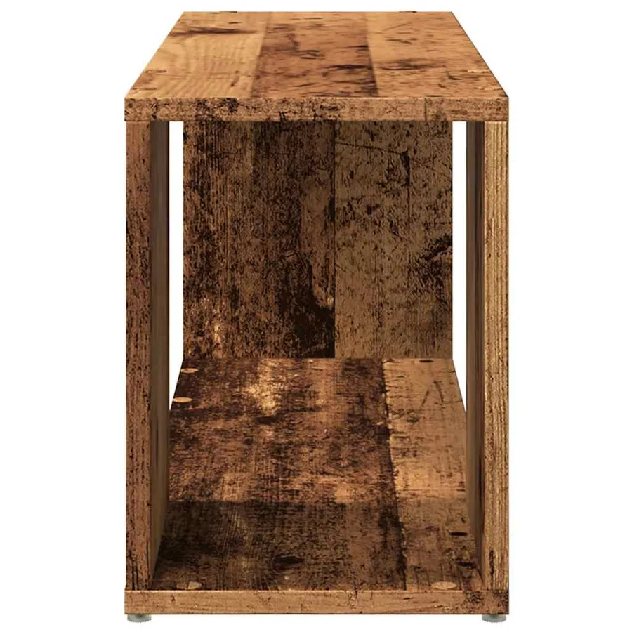 Meuble TV vieux bois 80x24x32cm bois d'ingénierie - 6