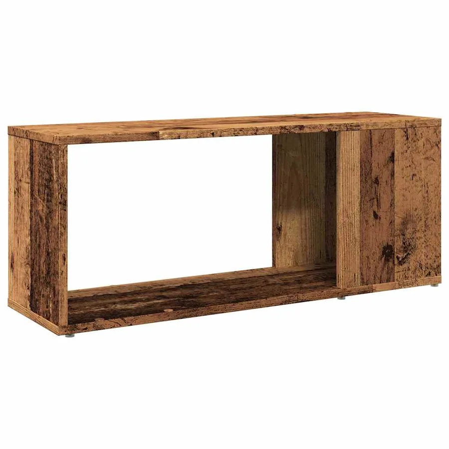 Meuble TV vieux bois 80x24x32cm bois d'ingénierie - 7