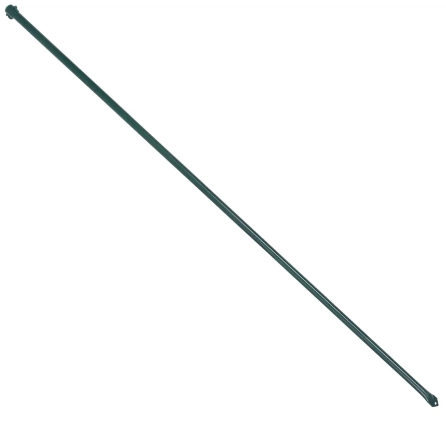 Poteau de jardin 10 pcs 1,5 m Métal Vert - 2