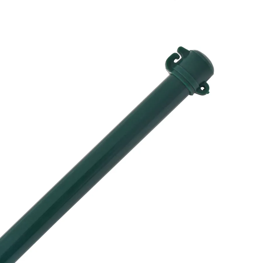 Poteau de jardin 10 pcs 1,5 m Métal Vert - 4