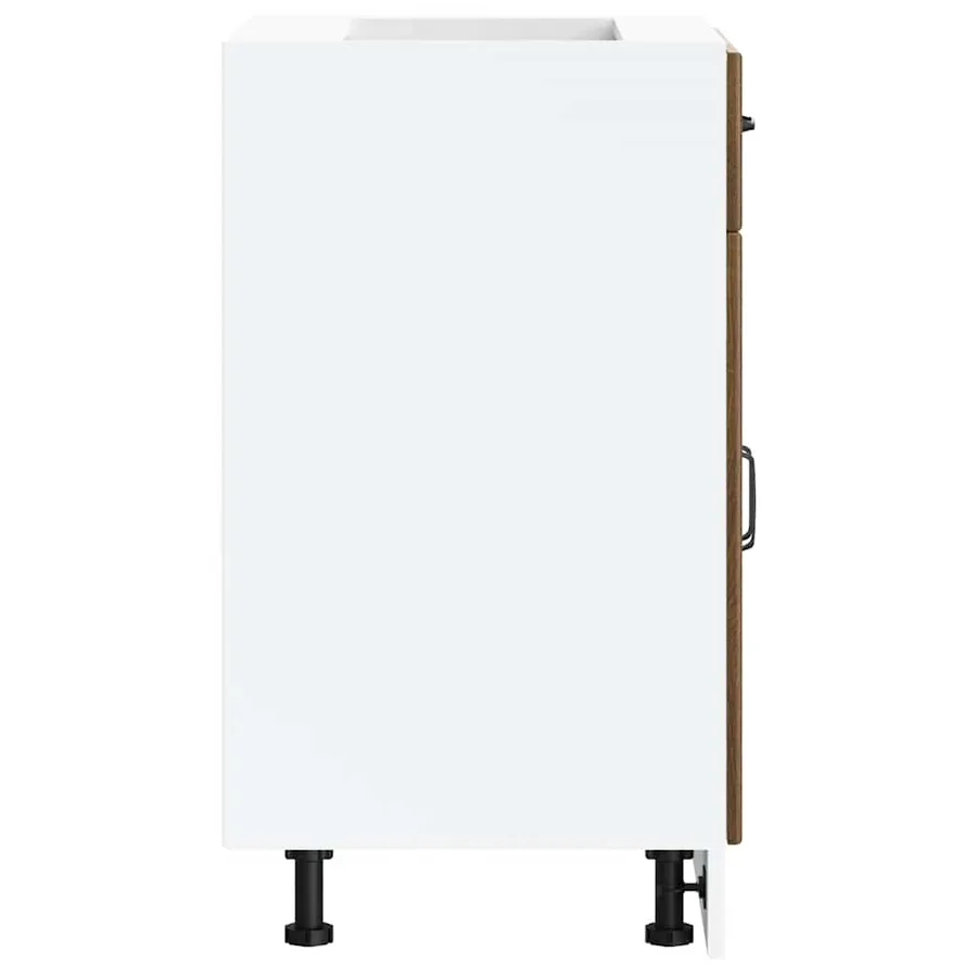 Armoire de cuisine Kalmar chêne marron bois d'ingénierie - 6