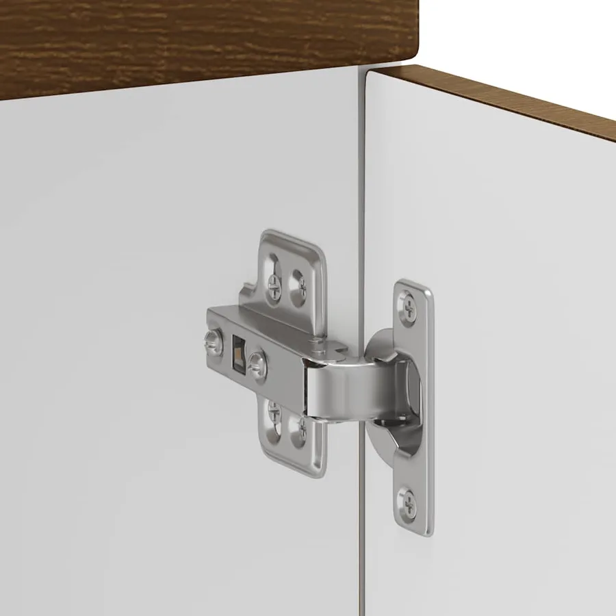 Armoire de cuisine Kalmar chêne marron bois d'ingénierie - 9