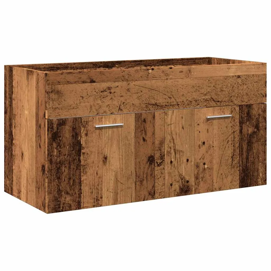 Ensemble de meubles salle de bain 5 pcs bois d'ingénierie - 8