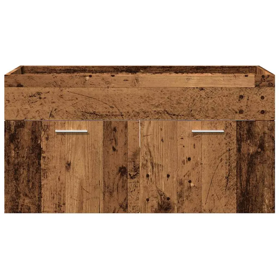 Ensemble de meubles salle de bain 5 pcs bois d'ingénierie - 9