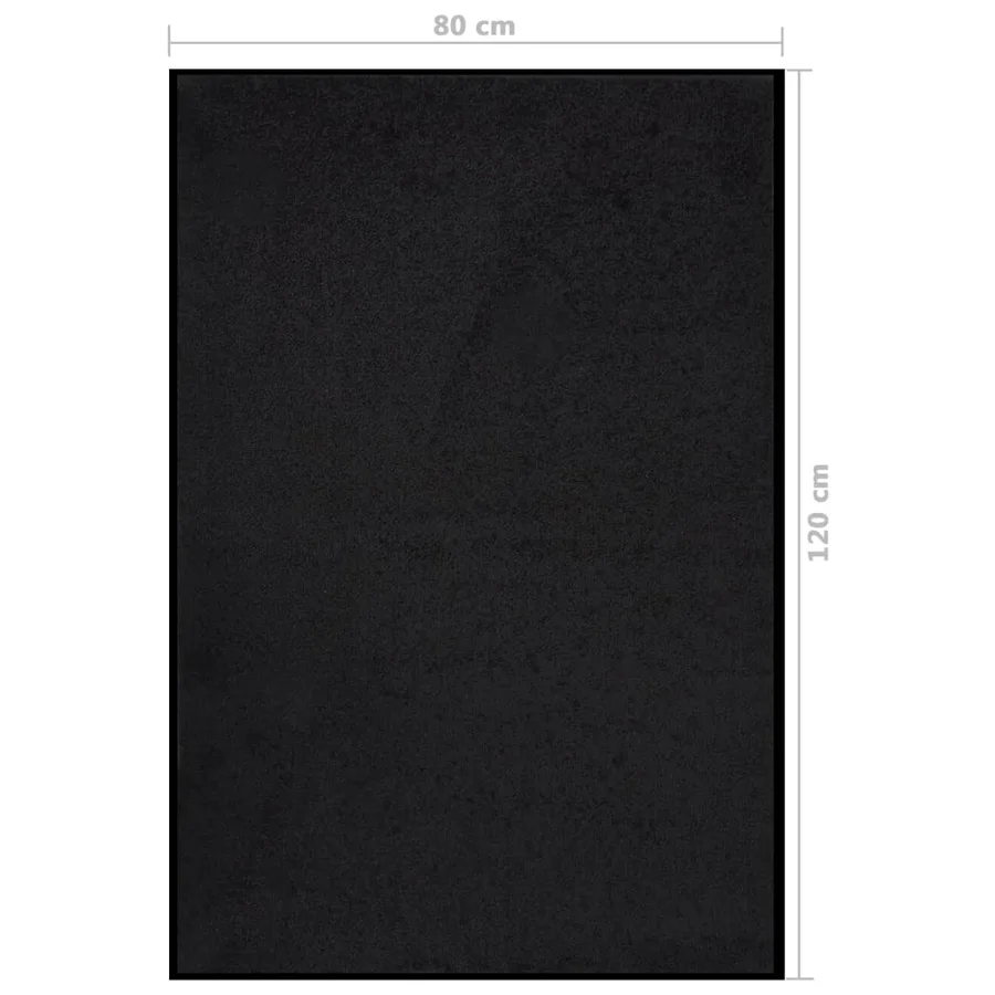 Paillasson Noir 80x120 cm - 6