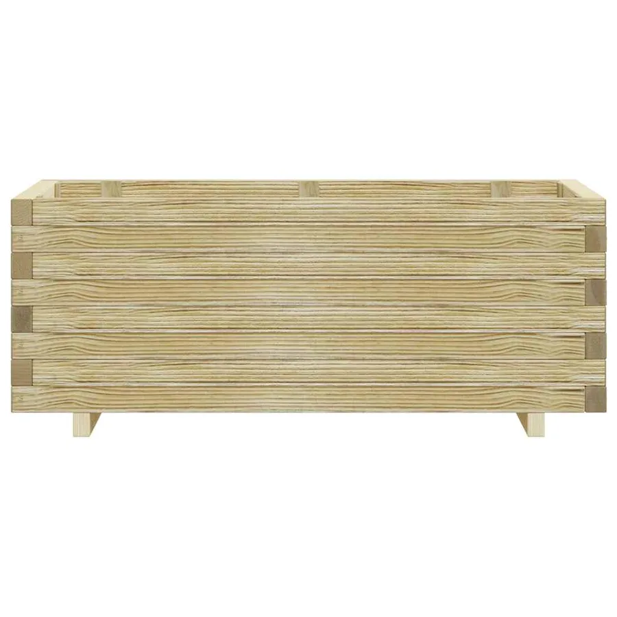 Lit surélevé rectangulaire 100x50x40 cm bois - 5