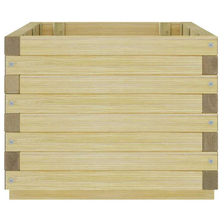 Lit surélevé rectangulaire 100x50x40 cm bois - 6