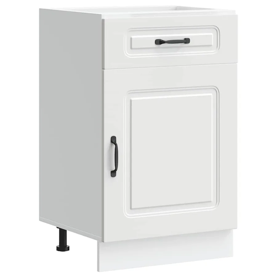 Armoire de cuisine Kalmar blanc bois d'ingénierie - 2