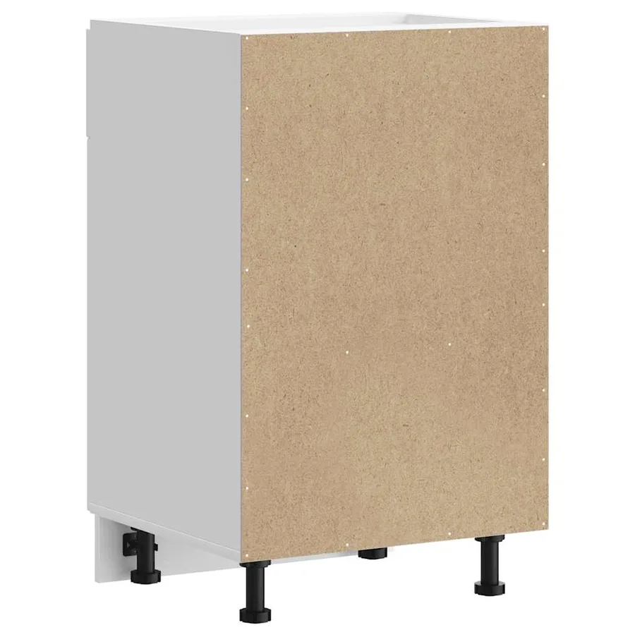 Armoire de cuisine Kalmar blanc bois d'ingénierie - 7