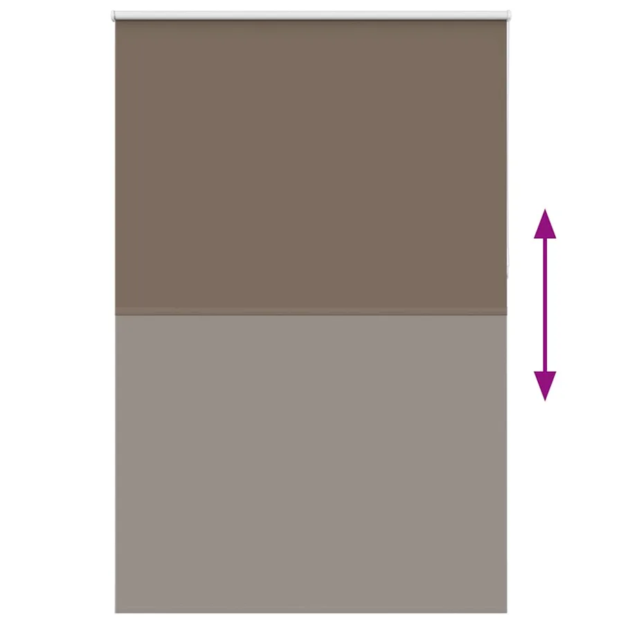 Store enrouleur occultant café 160x230cm largeur du tissu - 5