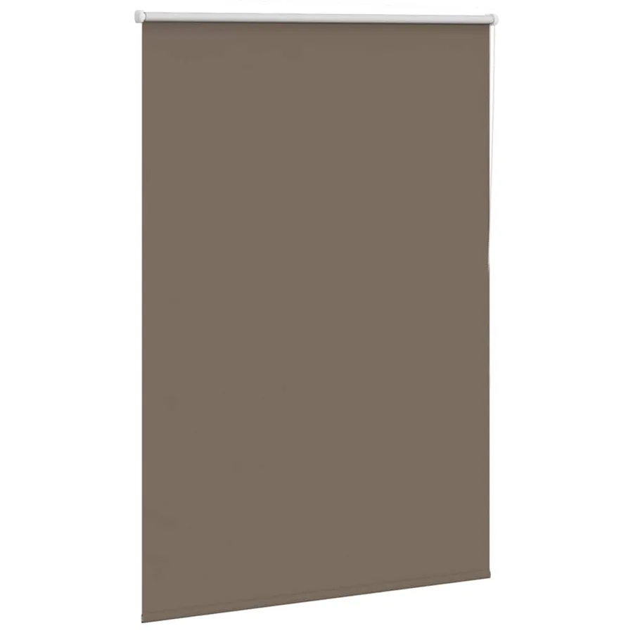 Store enrouleur occultant café 115x130cm largeur du tissu - 3