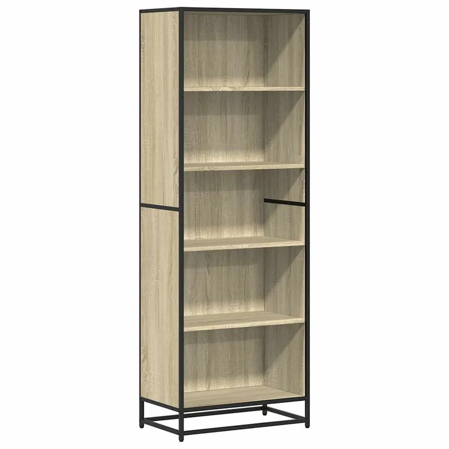 Bibliothèque chêne sonoma 60x35x170,5 cm bois d'ingénierie - 2