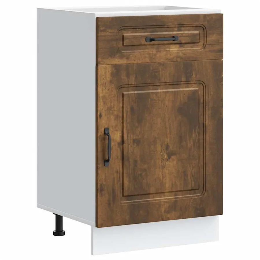 Armoire de cuisine Kalmar chêne fumé bois d'ingénierie - 2
