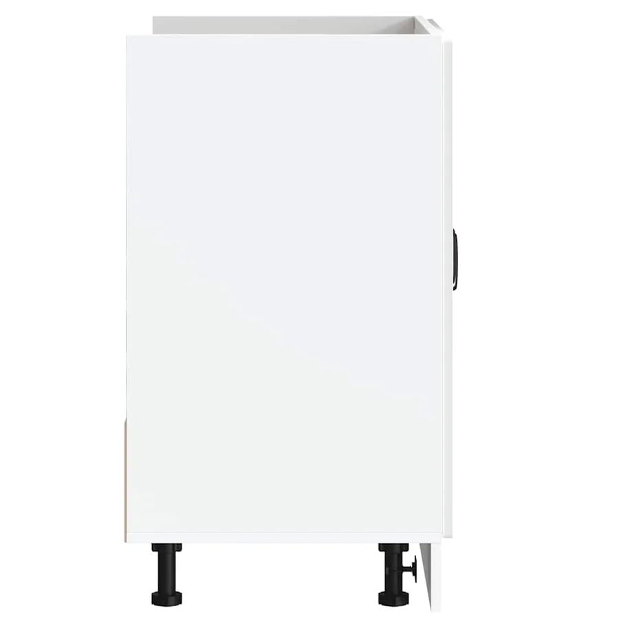Meuble bas pour évier Kalmar blanc brillant 80x46x81,5 cm - 6