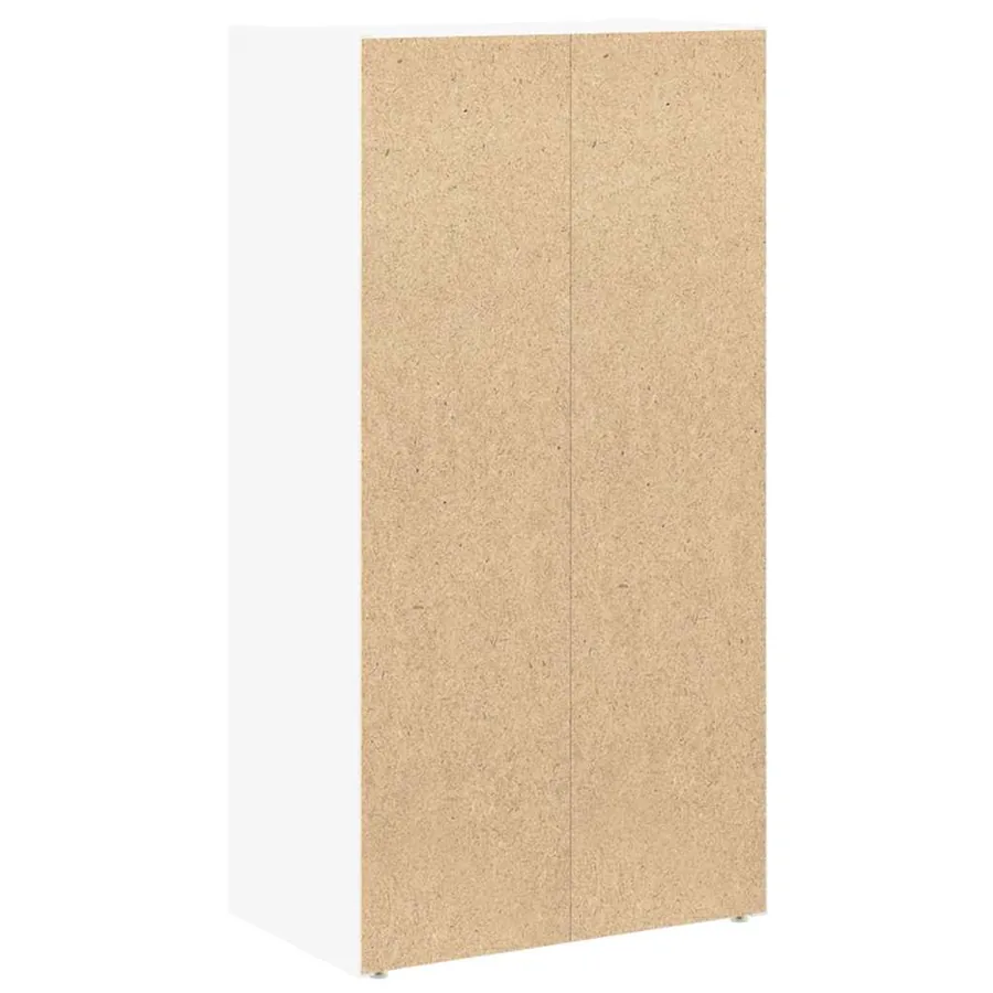 Bibliothèque blanc 40x24x77 cm bois d'ingénierie - 7