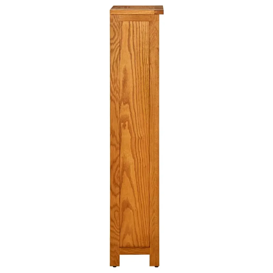 Bibliothèque à 4 niveaux 45x22x110 cm Bois de chêne massif - 3