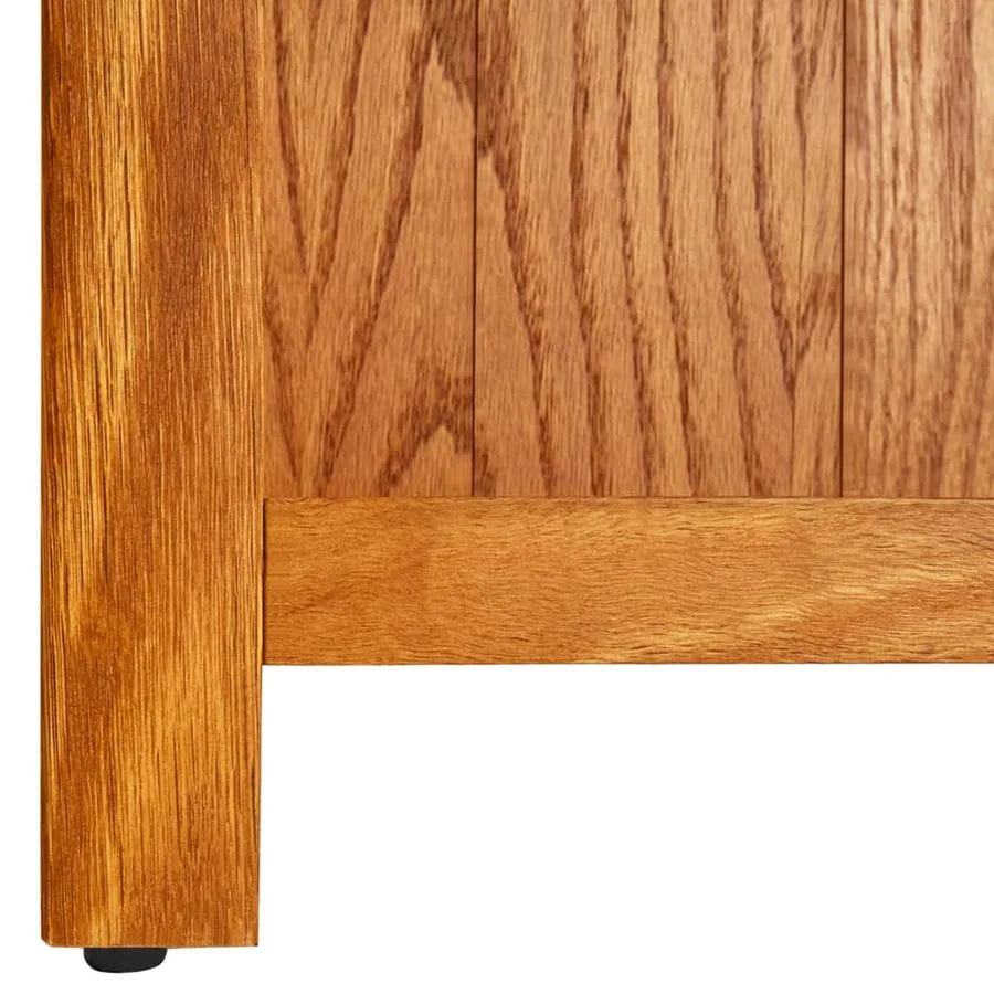 Bibliothèque à 4 niveaux 45x22x110 cm Bois de chêne massif - 4