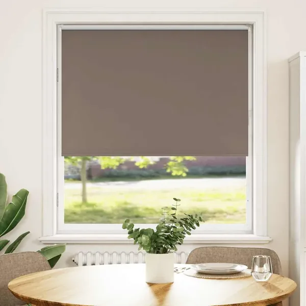 Store enrouleur occultant café 115x150cm largeur du tissu