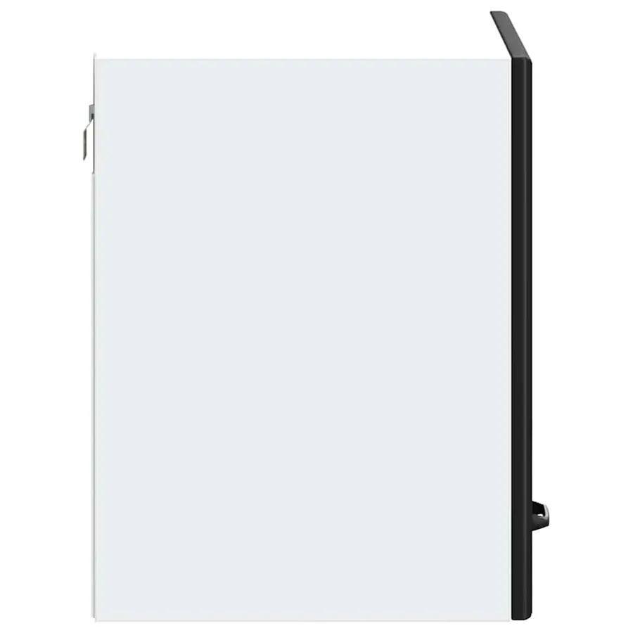 Armoire murale de cuisine Kalmar noir bois d'ingénierie - 6