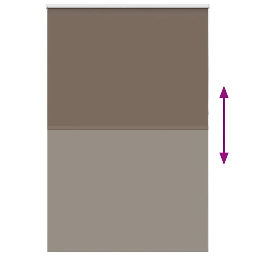 Store enrouleur occultant café 160x210cm largeur du tissu - 5