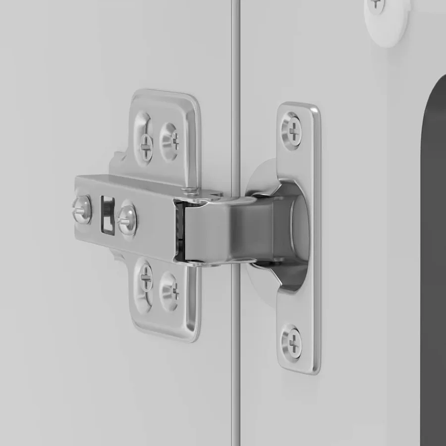 Armoire murale de cuisine avec porte en verre Kalmar noir - 10