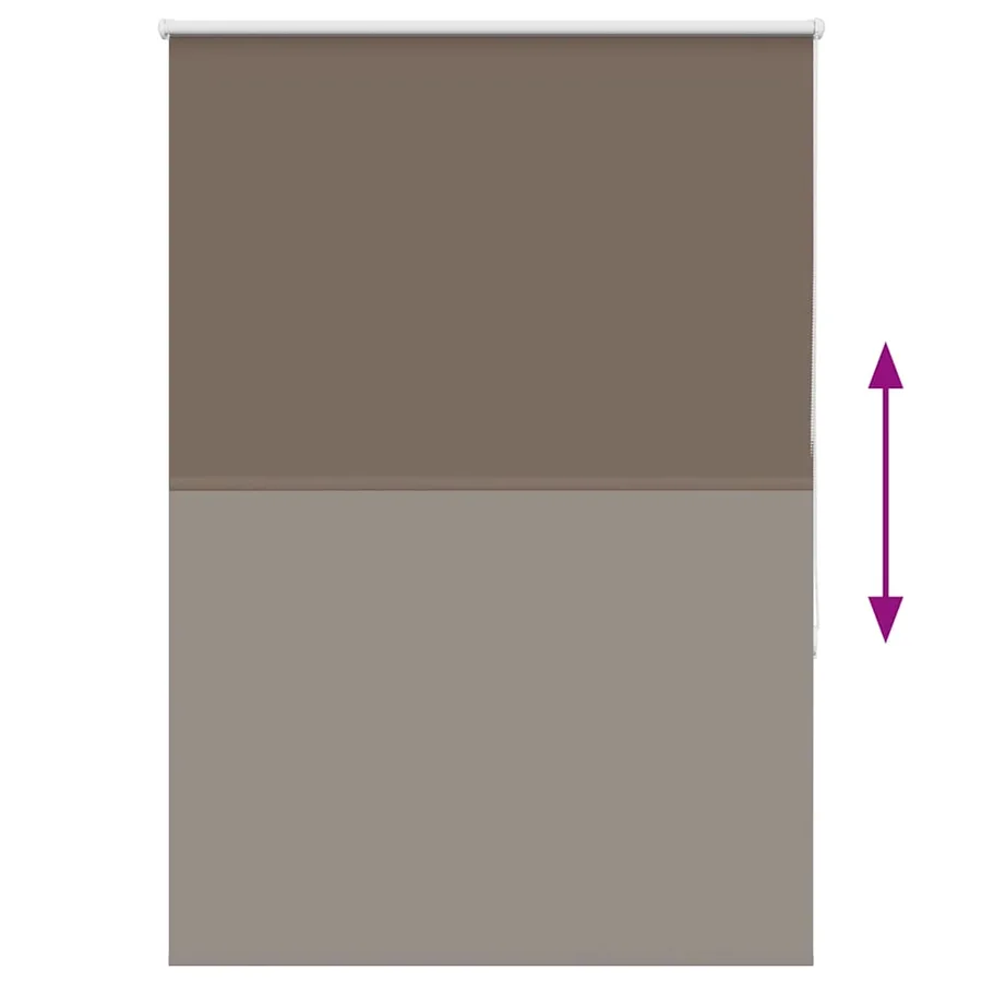 Store enrouleur occultant café 90x175cm largeur du tissu 85,7cm - 5