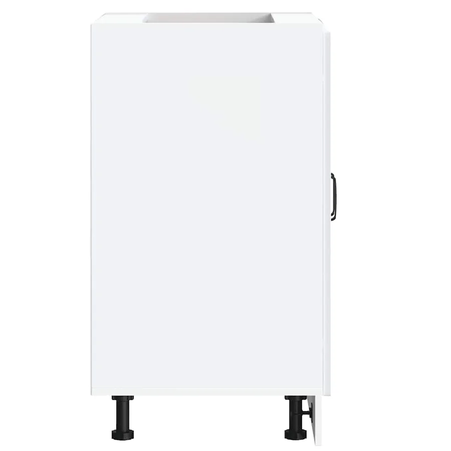 Meuble bas pour évier Kalmar blanc 60x46x81,5cm bois ingénierie - 6