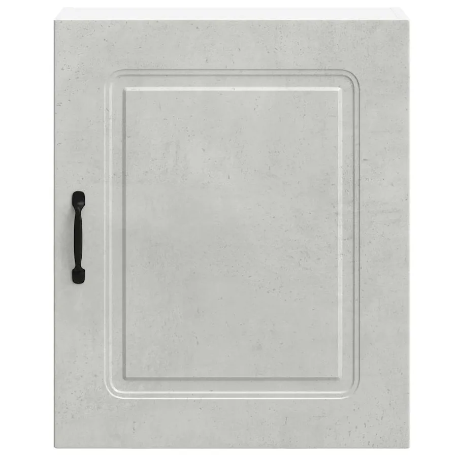 Armoires murales de cuisine 2 pcs Kalmar en bois d'ingénierie gris béton - 6