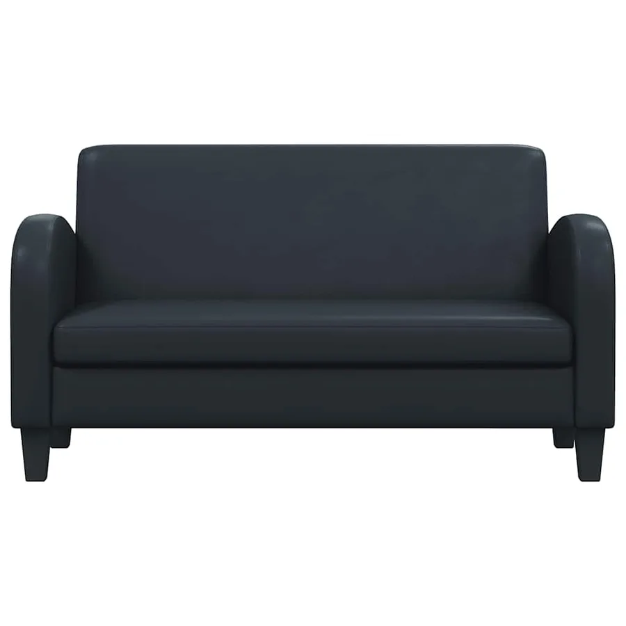 Ensemble de canapés 2 pcs cuir synthétique noir - 3