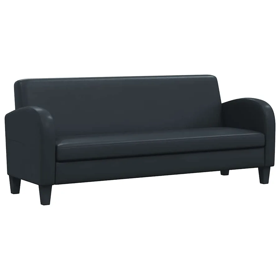 Ensemble de canapés 2 pcs cuir synthétique noir - 5