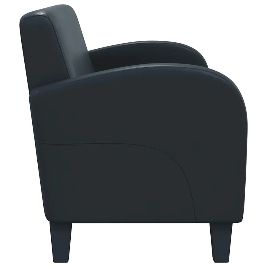 Ensemble de canapés 2 pcs cuir synthétique noir - 7