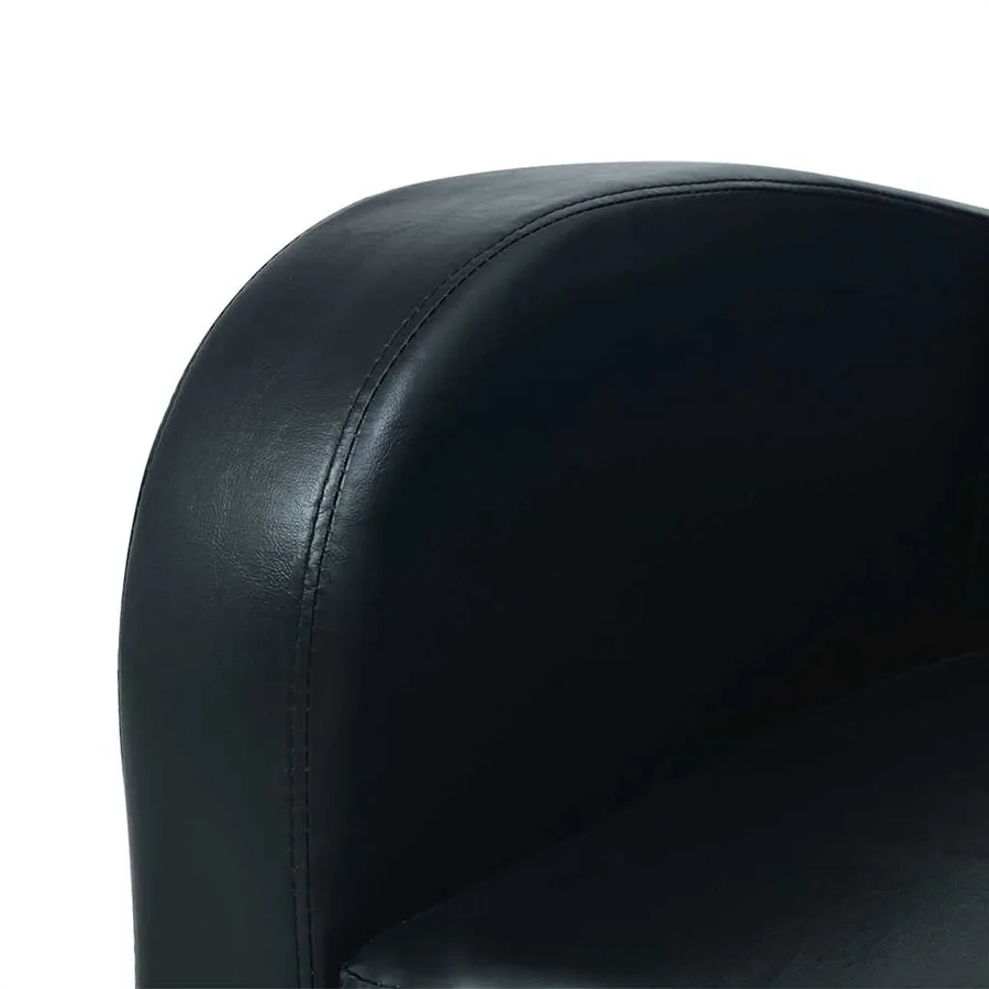 Ensemble de canapés 2 pcs cuir synthétique noir - 8