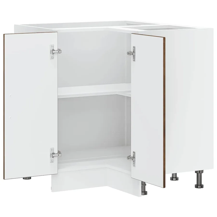 Armoire d'angle de cuisine Lucca chêne fumé bois d'ingénierie - 6