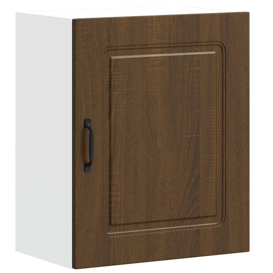 Armoires murales de cuisine 2 pcs Kalmar en bois d'ingénierie chêne brun - 5