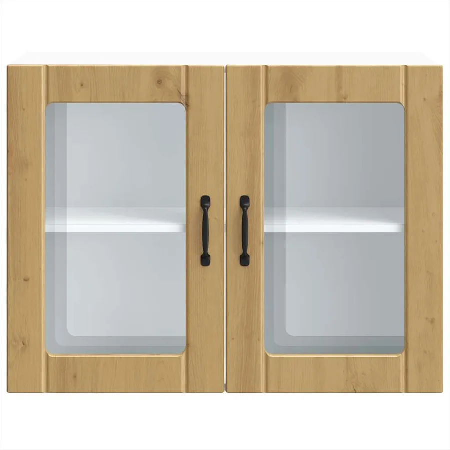 Armoire murale de cuisine avec porte en verre Lucca - 6