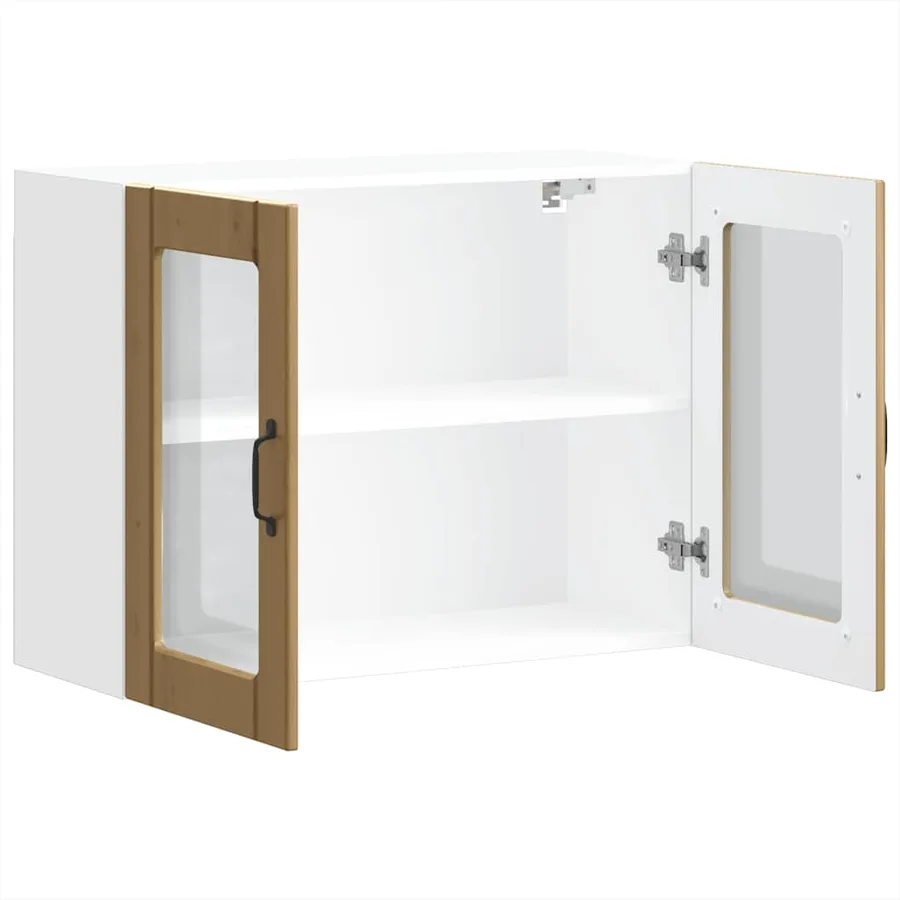 Armoire murale de cuisine avec porte en verre Lucca - 7