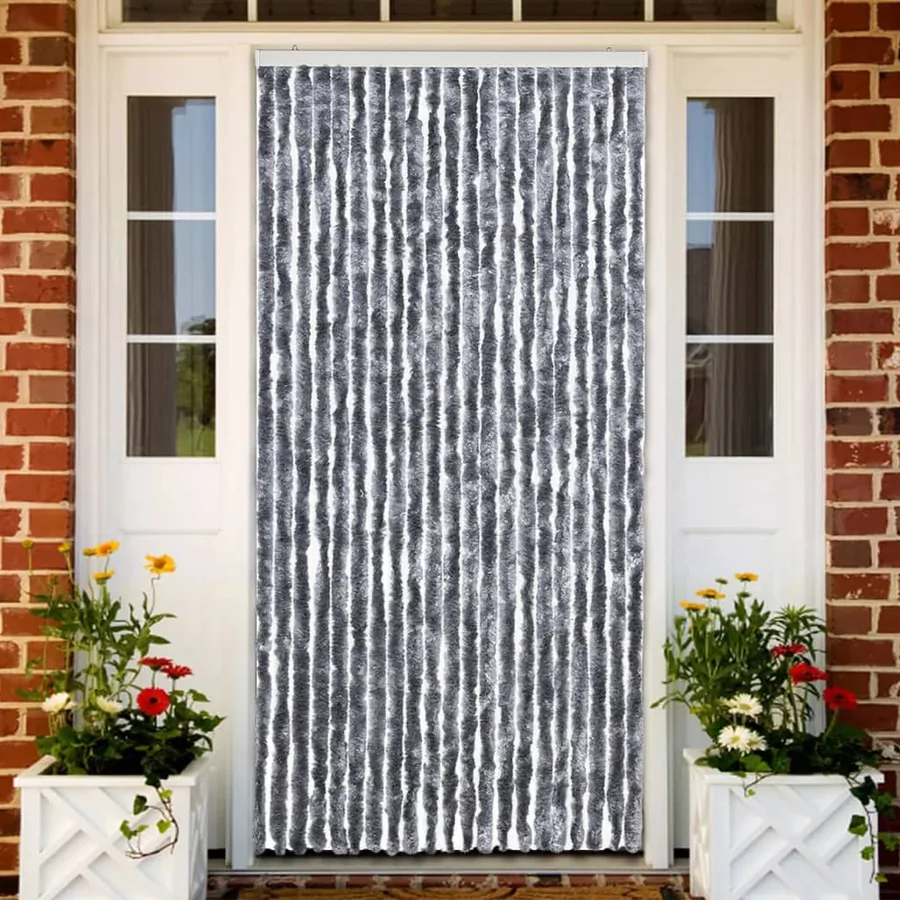Moustiquaire Argenté 90x220 cm Chenille