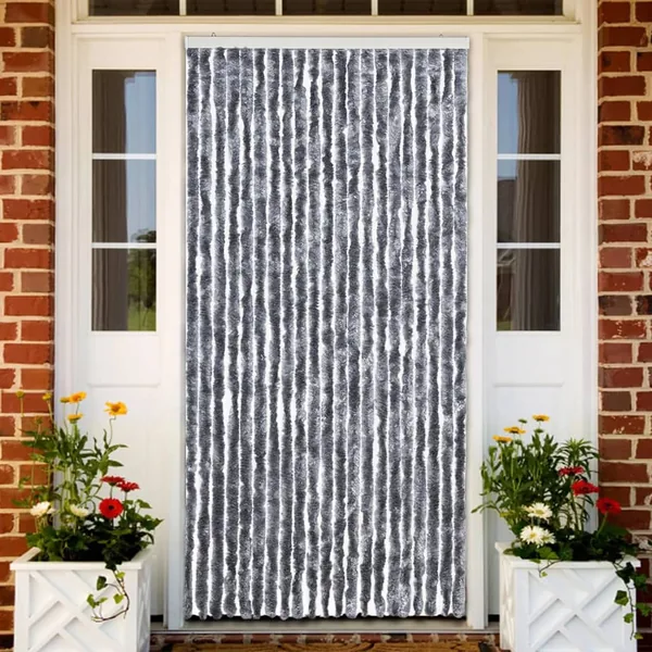 Moustiquaire Argenté 90x220 cm Chenille