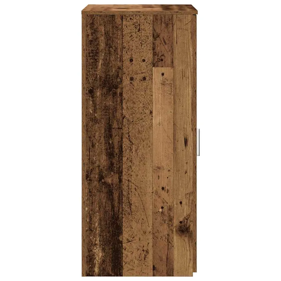 Armoire rangement vieux bois 50x45x103,5 cm bois d’ingénierie - 5