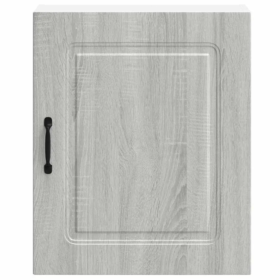 Armoires murales de cuisine 2 pcs Kalmar Gris Sonoma en bois d'ingénierie - 6